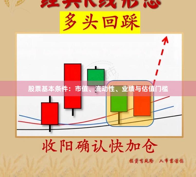 股票基本条件:市值、流动性、业绩与估值门槛